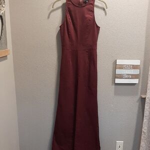 Flying Tomato Bergundy Jumpsuit Size Small